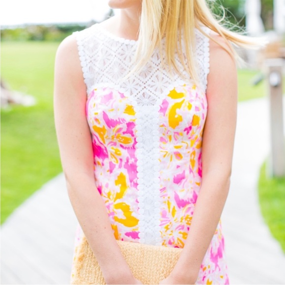 Lilly Pulitzer Sofia Shift Dress in Oh La La size 4 - Picture 2 of 8